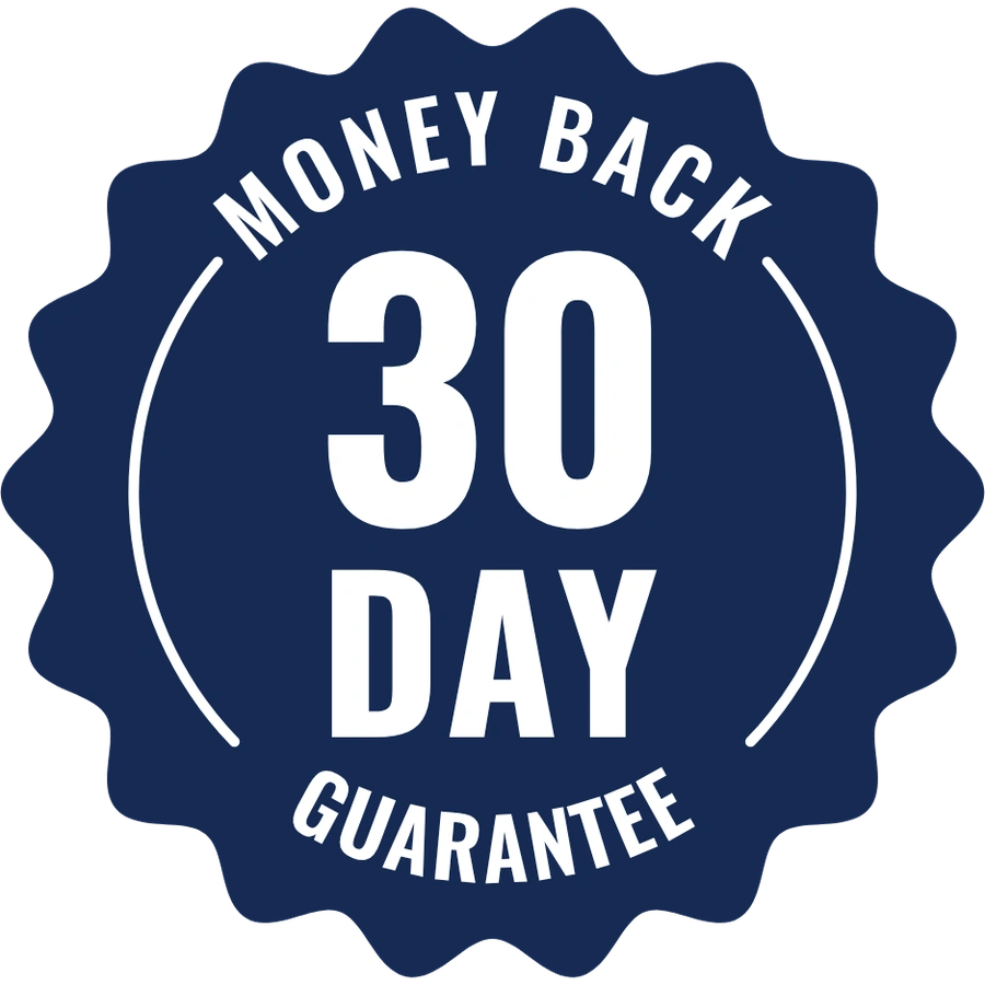 Miracle Sheets 30-day money-back guarantee badge